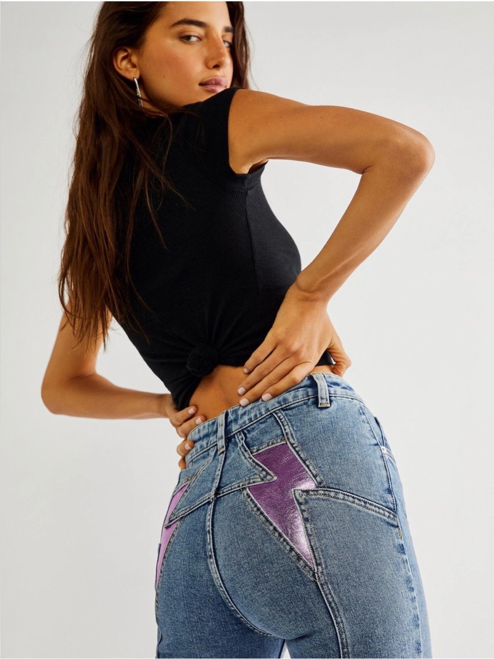 Free People Thunderbird Flare Jeans🩷⚡️ - Picture 2 of 9
